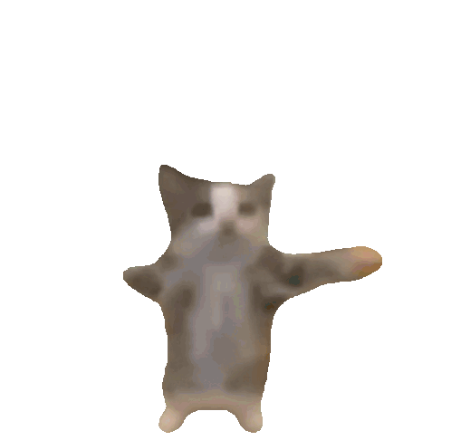 Wiggle Cat Sticker